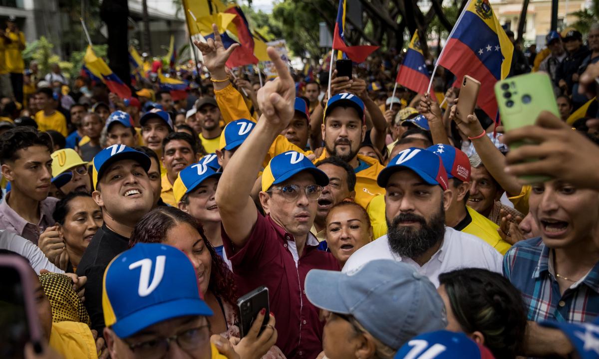 Candidatos cierran campaña para primarias en Venezuela Red Compañera